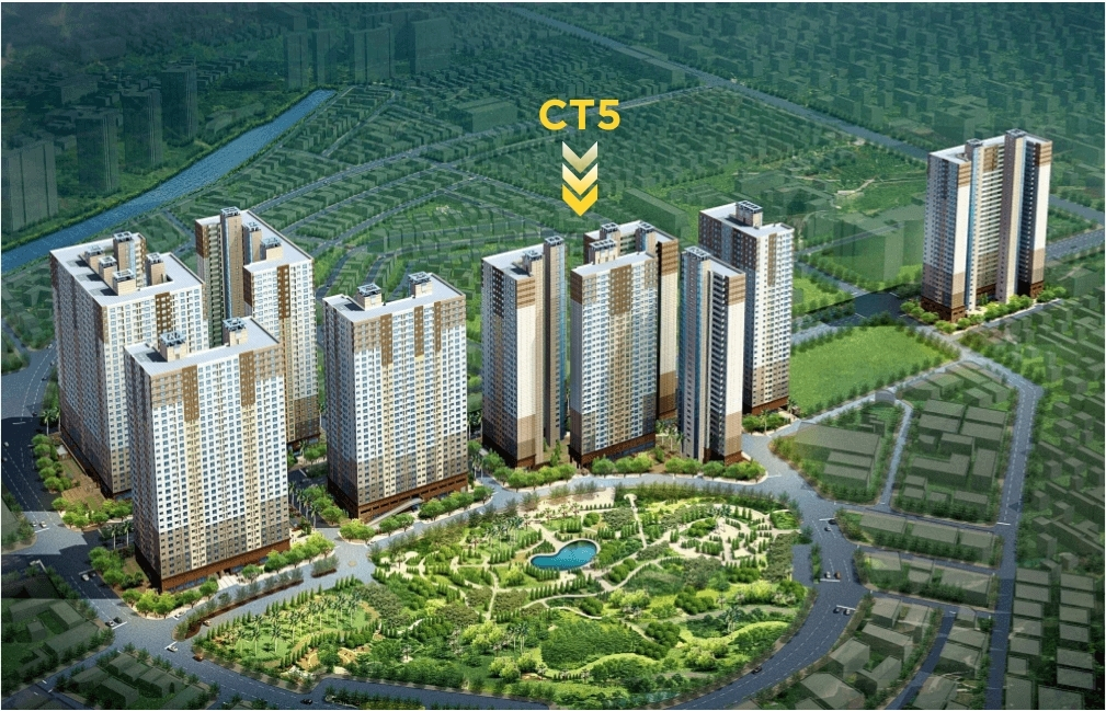 Tòa CT5 chung cư Booyoung Vina Mỗ Lao